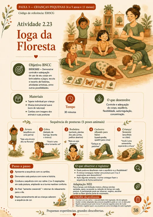 Plano de Atividade BNCC para Pré-escola